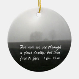 1 Korinther 13:12 Keramikornament