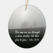 1 Korinther 13:12 Keramikornament (Links)