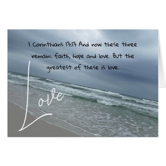 1 Korinther 13:13 (Vorderseite (Horizontal))