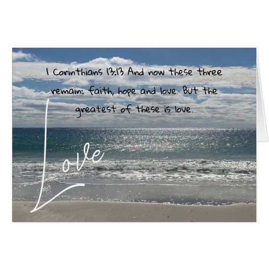 1 Korinther 13:13 (Vorderseite (Horizontal))