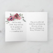 1 Korinther 13:13 BibelValentinstag Karte (Innenseite)