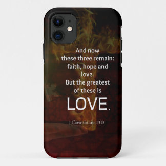 1 Korinther 13:13 Bibelverse Zitat über LIEBE Case-Mate iPhone Hülle