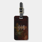 1 Korinther 13:13 Bibelverse Zitat über LIEBE Gepäckanhänger (Vorderseite vertikal)