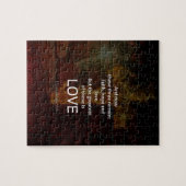 1 Korinther 13:13 Bibelverse Zitat über LIEBE Puzzle (Horizontal)