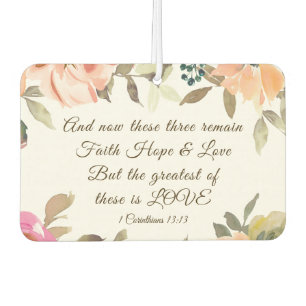1 Korinther 13:13 Liebe Bibelverse der Hoffnung Gl Autolufterfrischer