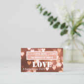 1 Korinther 13:13 LIEBE Telefonnummerkarte (Stehend Vorderseite)