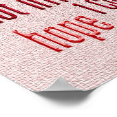 1 Korinther 13:1-13 Herz-Tuch Poster (Ecke)