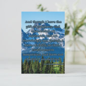 1 Korinther 13:2 Bibelverse Pic Grußkarte Karte (Stehend Vorderseite)