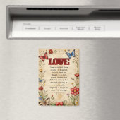 1 Korinther 13:4-5 Christlich Bibelverse Kunst Magnet (In Situ (Geschirrspüler))