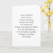 1 Korinther 13 4 5 Karte (Gelbe Blume)