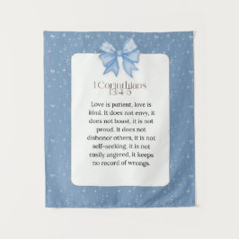 1 korinther 13 4 5, liebe ist geduldig liebe ist f wandteppich