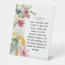 1 Korinther 13:4-5 Wasserfarben-Design