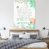 1 Korinther 13: 4-7 Leinwanddruck (Insitu (Schlafzimmer))