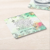 1 Korinther 13: 4-7 Maus Pad Rechteckiger Pappuntersetzer (angewinkelt)