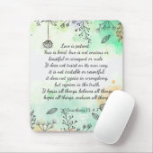 1 Korinther 13: 4-7 Mousepad (Mit Mouse)