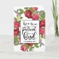 1. Korinther 13,4-8 Liebe ist geduldig Hochzeit