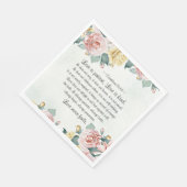 1 Korinther 13:4-8 Liebe ist geduldig, Liebe ist f Serviette (Ecke)