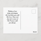 1 Korinther 13:4-8 Liebe ist Patient Liebe ist Kin Postkarte (Rückseite)