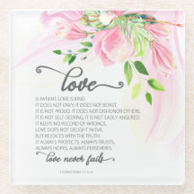 1 Korinther 13:4-8 Liebe ist Patient Pink Magnolia