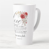1 Korinther 13:4-8 Liebe ist Patientenbibel Blüte Milchtasse (Rechte Ecke)