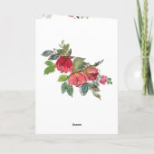 1 Korinther 13:4-8 Liebe ist Patientenhochzeit Karte (Rückseite)