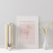 1 Korinther 13:4-8 Liebe Versage nie Poster