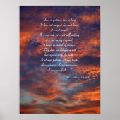 1 Korinther 13; 4-8a | Inspiration Poster (Vorne)