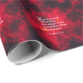 1 Korinther-13:4 Geschenkpapier (Rolleneckpunkt)