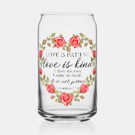 1 Korinther 13:4 Liebe ist Patient Dosenglas