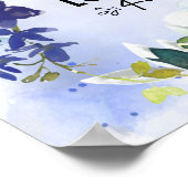 1 Korinther 13:4 Liebe ist Patient Lila Poster (Ecke)