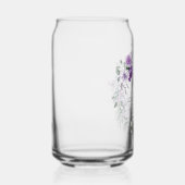 1 Korinther 13:4 Liebe ist Patient Violet Floral Dosenglas (Rechts)