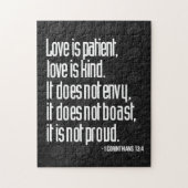 1 Korinther-13:4 Puzzlespiel Puzzle (Vertikal)