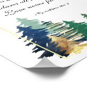 1 Korinther 13:7-8 LIEBE... hofft alles Bibel Poster (Ecke)