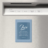 1 Korinther 13:7 Liebe Bären alles Magnet (In Situ (Geschirrspüler))