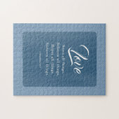 1 Korinther 13:7 Liebe Bären alles Puzzle (Horizontal)