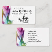 1 Korinther 13:7 Liebe Versage Kirchenveranstaltun Visitenkarte (Vorne/Hinten)