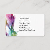 1 Korinther 13:7 Liebe Versage Kirchenveranstaltun Visitenkarte (Rückseite)