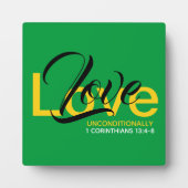 1 Korinther 13 | CHRISTLICHE LIEBE Fotoplatte (Vorderseite)