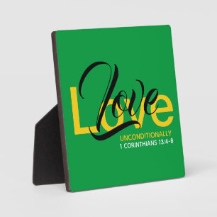 1 Korinther 13 CHRISTLICHE LIEBE Fotoplatte