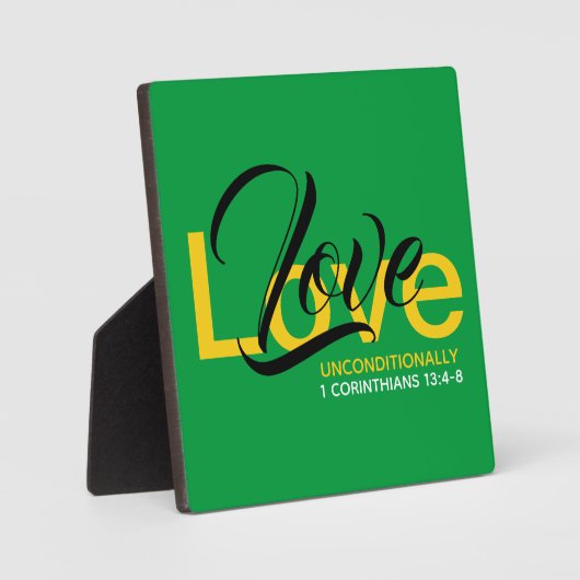 1 Korinther 13 | CHRISTLICHE LIEBE Fotoplatte (Vorderseite)