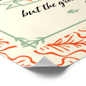 1 Korinther 13 Faith Hope Liebe Poster (Ecke)