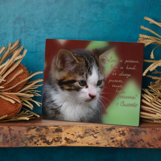 1 Korinther 13 Inspiration Fotoplatte (Seite)