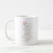 1 Korinther 13 Kaffeetasse (Links)
