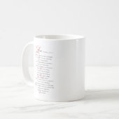 1 Korinther 13 Kaffeetasse (Vorderseite Links)
