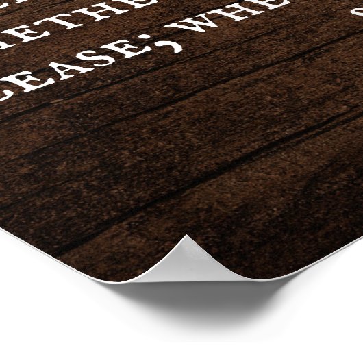 1 Korinther 13 King James Scripture Christlich Poster (Ecke)