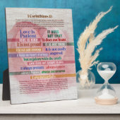 1 Korinther 13 - Liebe Fotoplatte (Seite)