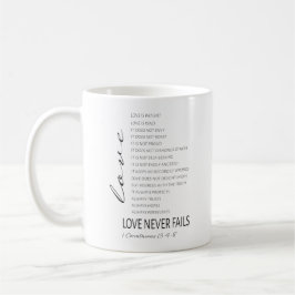 1 Korinther 13 Liebe ist Bibelverse Kaffeetasse