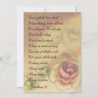 1 Korinther 13 Liebe ist Gedenkmini-Prints