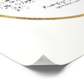 1 Korinther 13, Liebe Kapitel Christliche Schrift Poster (Ecke)