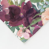 1 Korinther 13 Lieben Bibel Verse Burgund Bläserin Fleecedecke (Ecke)